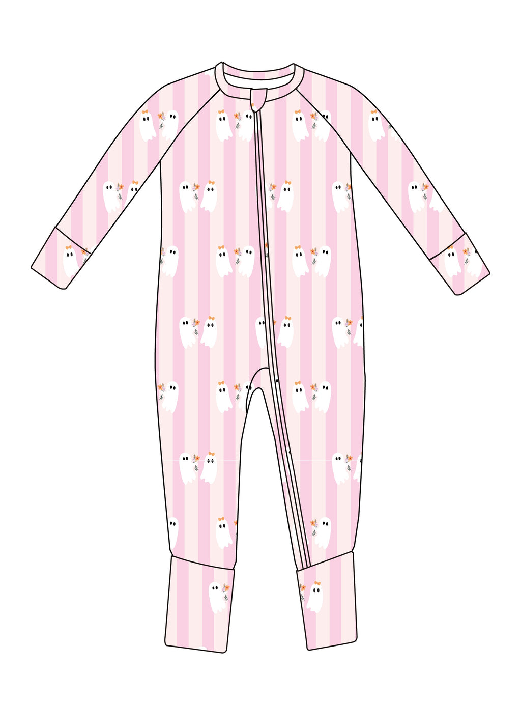 Be My Boo Halloween Bamboo Zippy Pajamas