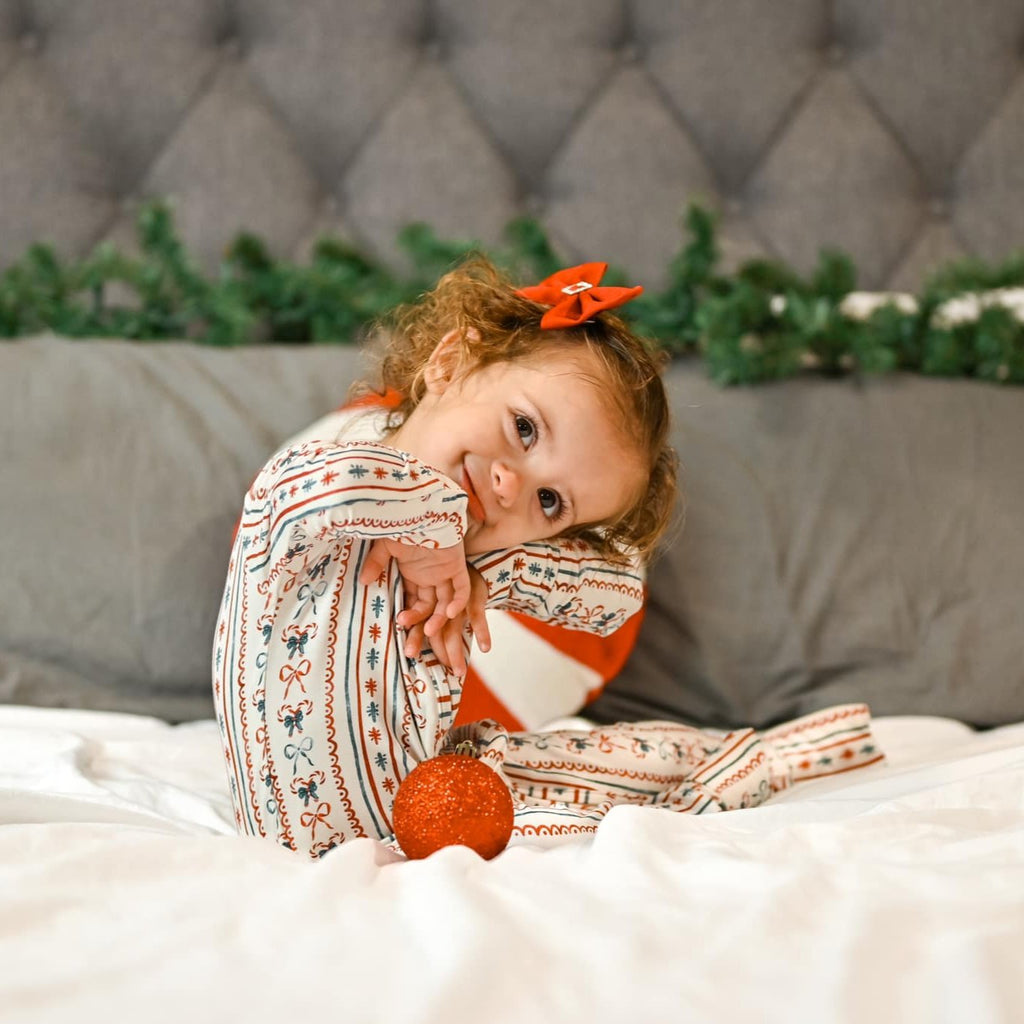 Candy Cane Lane Bamboo Christmas Pajamas - Zippy