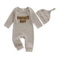 Mama's Boy Striped Romper