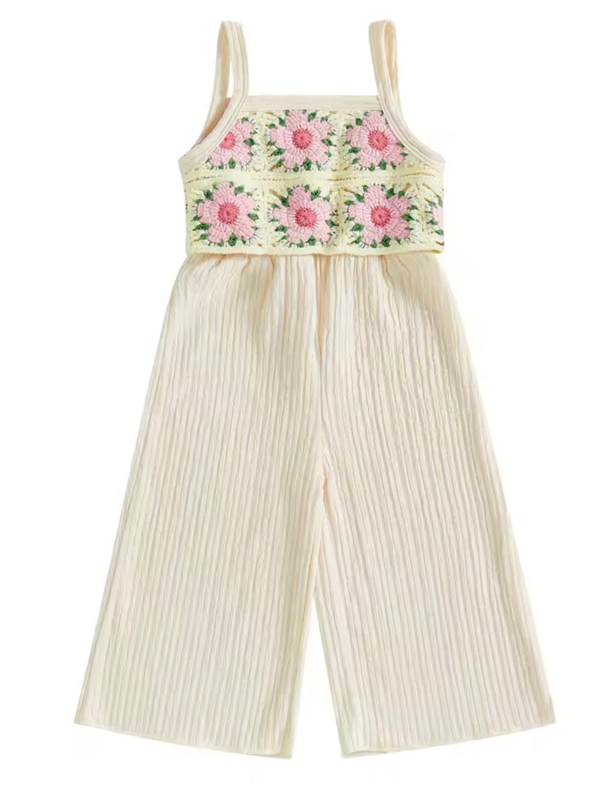 Crochet Flower Romper
