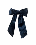 Black Velvet Sparkle Bow