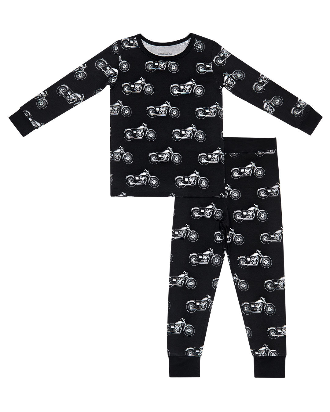 Bamboo Two Piece Set | Born to Ride Black