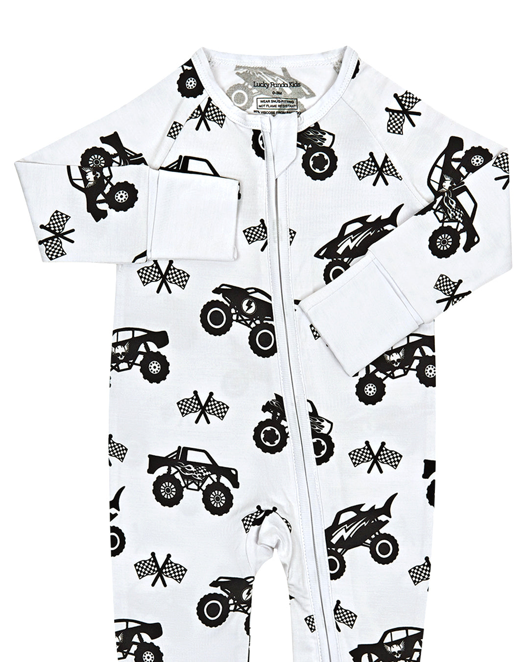 Bamboo Zip Romper | Monster Blaze