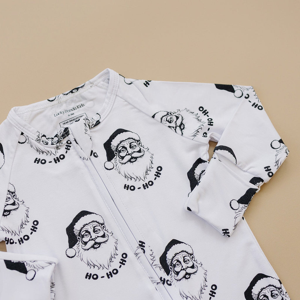Bamboo Zip Romper | Cool Santa