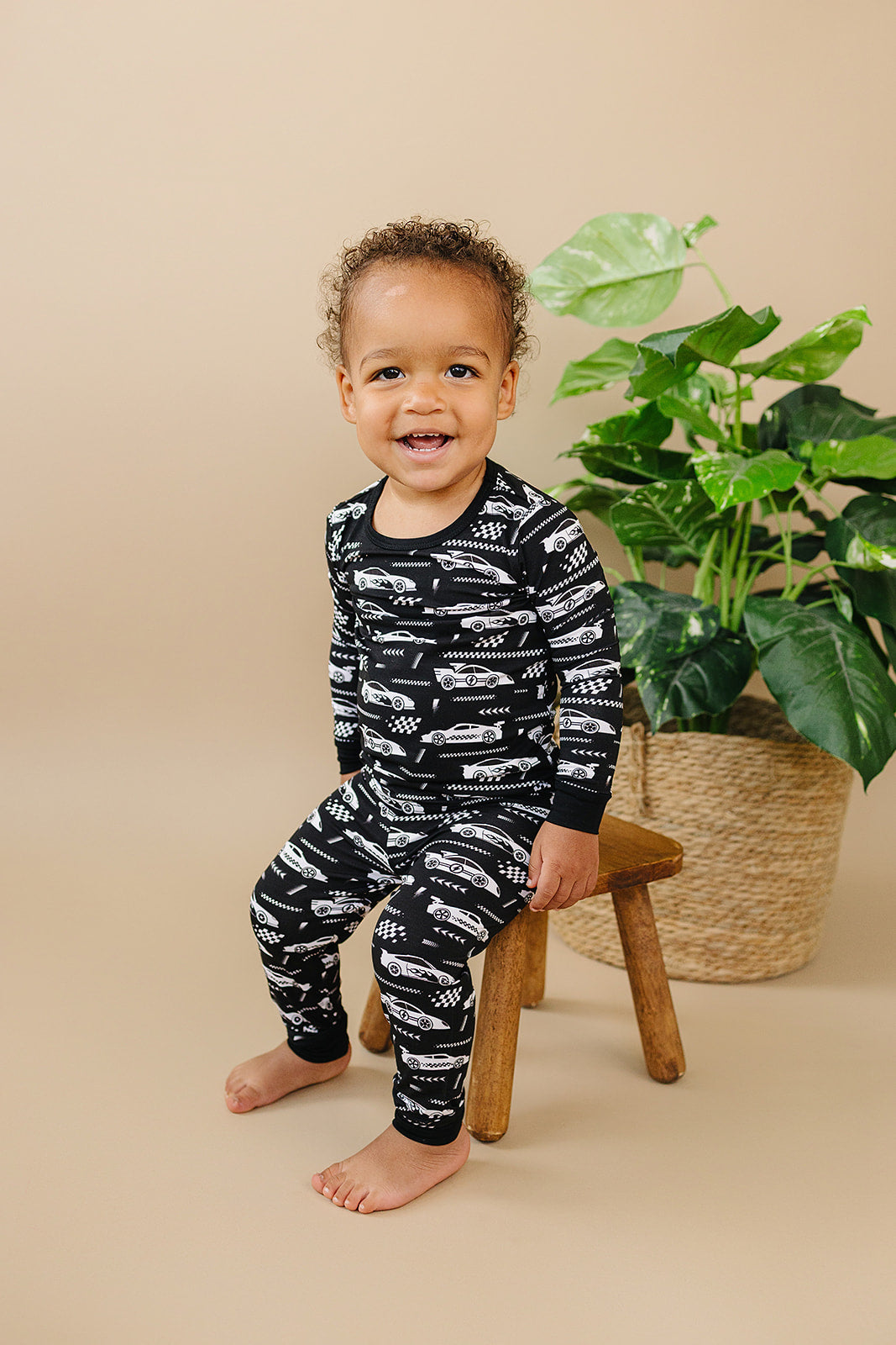 Bamboo Two Piece Set | Race Cars