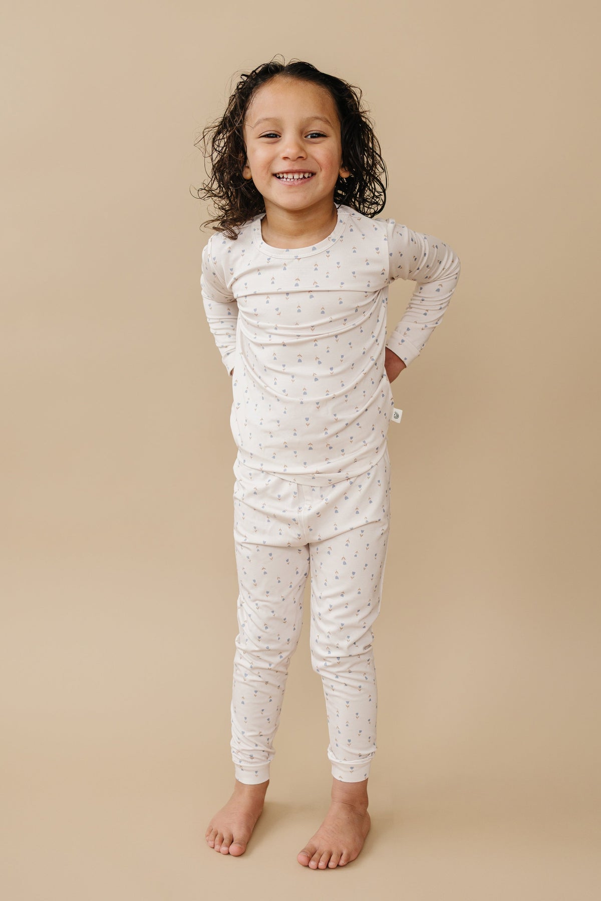 Tiny Tulips 2pc Bamboo Pajamas